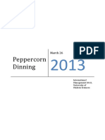 Case Study Peppercorn Dining