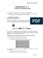 Lab #3 - Movimiento Unidimensional