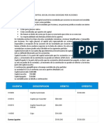 Contabilización Del Capital Social en Una Sociedad Por Acciones