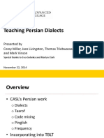 Teaching Persian Dialects 2014 PDF