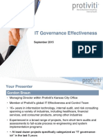 IT Governance Effectiveness