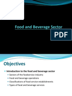 F&B Service Industry & Scope