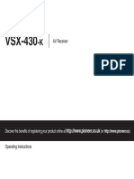 VSX-430 Manual en