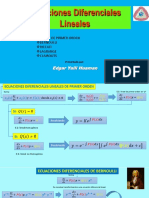 Ecuaciones Diferenciales Ordinarias Lineales