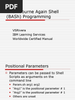 Linux Bourne Again Shell (Bash) Programming: Vsrivera Ibm Learning Services Worldwide Certified Manual