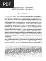 La Izquierda Lacaniana Yannis Stavrakakis Introduccion Cap 6 y Cap 7 PDF