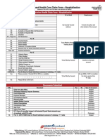 ICICI Lombard Health Care Claim Form - Hospitalisation