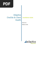 Adaptiva Installation Guide