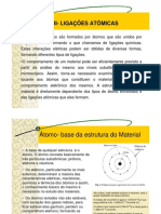 Ciencias Dos Materiais - Cap II-ligações Químicas Slides