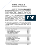 Constancia de Quorum