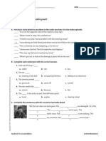 UNIT 04 TV Activity Worksheets