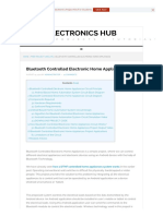 Bluetooth Controlled Electronic Home Appliances