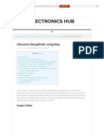 Ultrasonic Rangefinder Using 8051