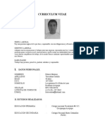 Curriculum Vitae Torocahua