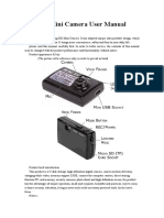 Mini Camera User Manual