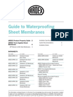 Ardex Waterproofing Sheet Membrane