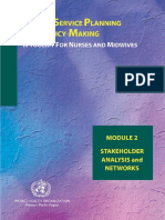 Iiiii: M 2: Identifying and Analysing The Stakeholders and Establishing Networks