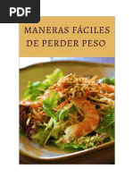 Maneras Fáciles de Perder Peso