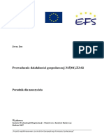 Prowadzenie Działalności Gospodarczejn PDF