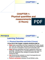 Physical Quantities and Measurements (5 Hours) : Physics