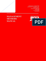 MCAA - Management Methods Manual PDF