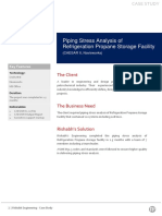 Rishabh Engineering Case Study 16 Piping Stress Analysis of Refrigeration Propane Storage Facility