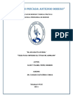 Re Derecho El - Sicariato.juvenil Tesis PDF