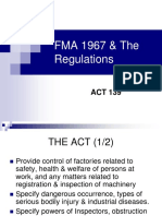 Factories and Machinery Act 1967 (Amendment 2006)