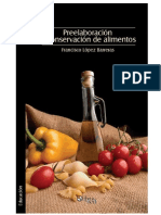 Libro de Preelaboracion y Conservacion de Alimentos