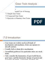 Lecture07 - Gear Train Analysis