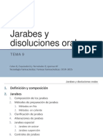 Tema 9. - Jarabes y Disoluciones Orales