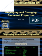 Displaying and Changing Command Properties