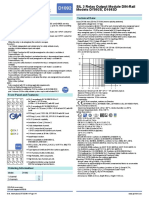 SIL 3 Relay Output Module DIN-Rail Models D1092S, D1092D: Characteristics: Technical Data