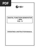 Fgl-9 Digital Function Generator - 1mhz