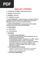 Análisis Literario