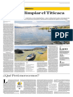 El Reto de Limpiar El Titicaca