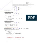 Calculation Thickness of Tube : Design Data