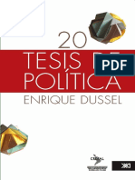 20 de Tesis de Política - Dussel