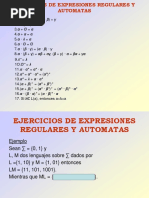 Ejercicios Expresiones REgulares