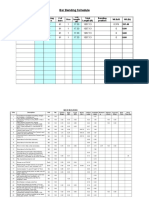 Estimate of Materialand Labor