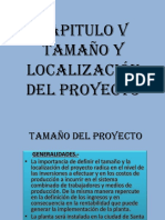 Tamaño y Localización