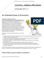 An Extended Essay in Economics - ELearning and Economics