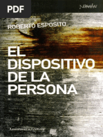 Esposito Roberto - El Dispositivo de La Persona