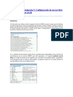 Manual de La Instalación Y Configuración de Un Servidor en Debian