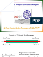 A First Step in Techno-Economics of HXS?!?!?!: Performance Analysis of Heat Exchangers