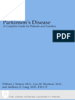 Parkinson's Disease - A Compl. Gde. For Patients, Families - W. Weiner, Et. Al., (JHU Press, 2001) WW