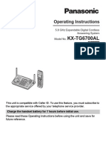 KX-TG6700AL: Operating Instructions