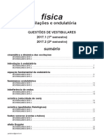 Física - Oscilações e Ondulatória - Vestibulares 2017