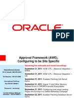 Approval Framework AWE Configuring To Be Site Specific PDF