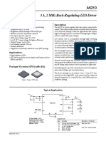 3 A, 2 MHZ Buck-Regulating Led Driver: Description Features and Benefits